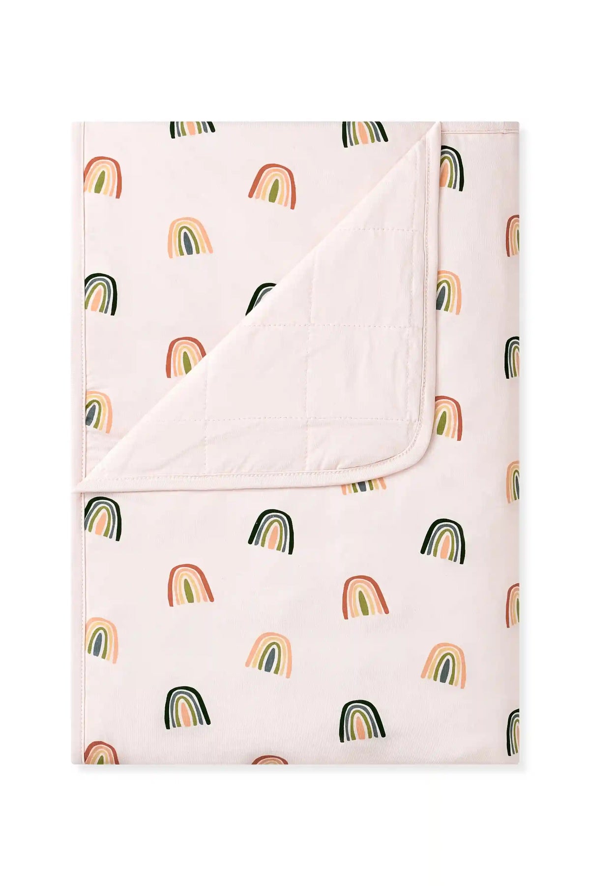 Toddler Blanket in Retro Rainbow 1.0