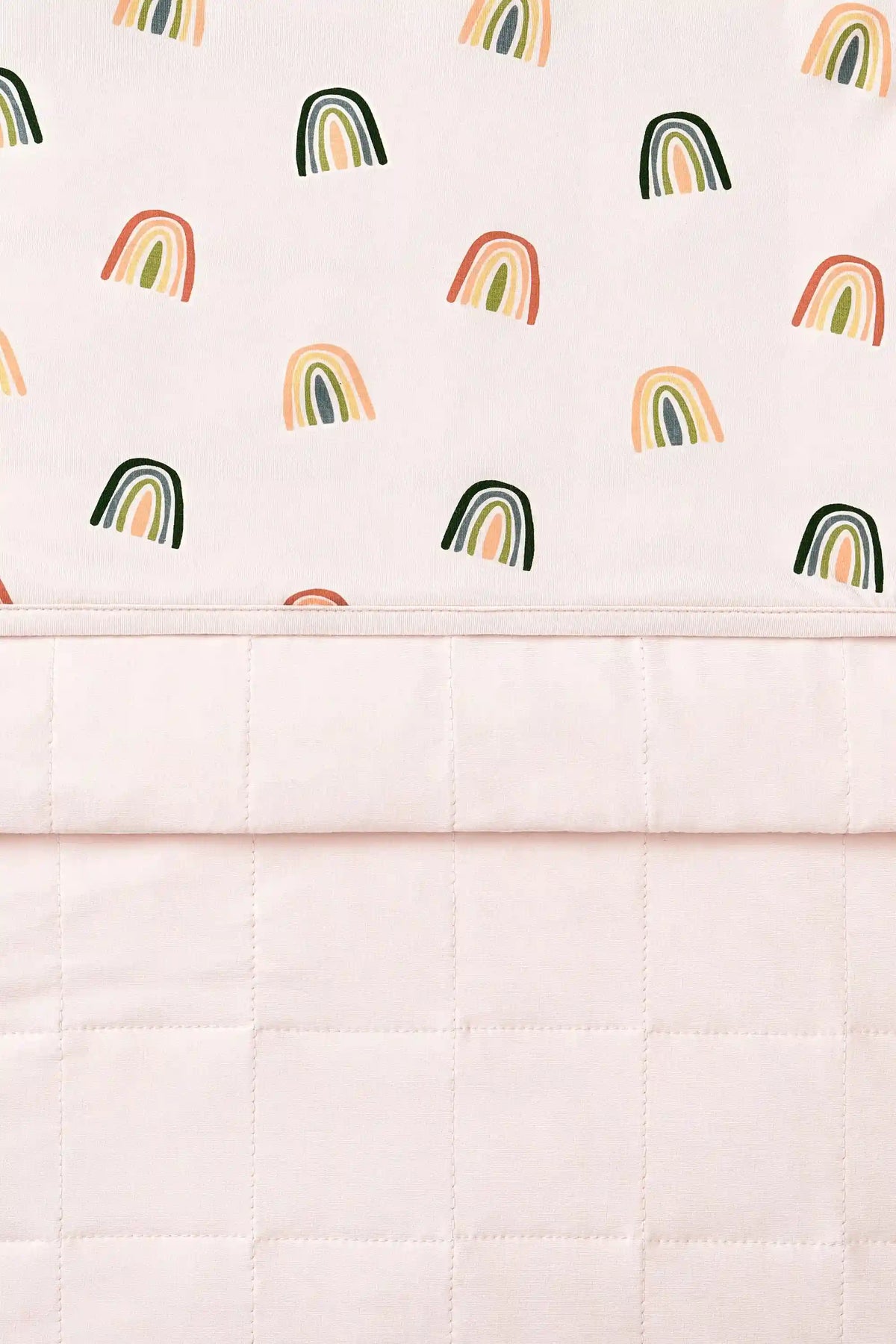 Toddler Blanket in Retro Rainbow 1.0