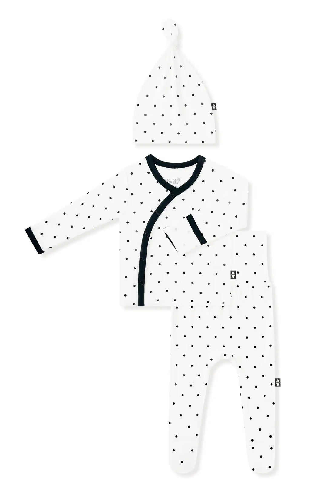 Take Me Home Set with Cap in Midnight Polka Dot