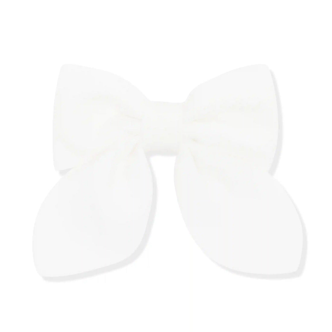 Medium Alligator Clip Bow in Cloud