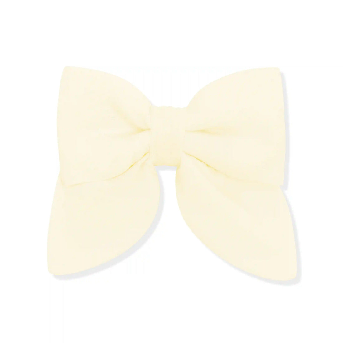 Medium Alligator Clip Bow in Chamomile