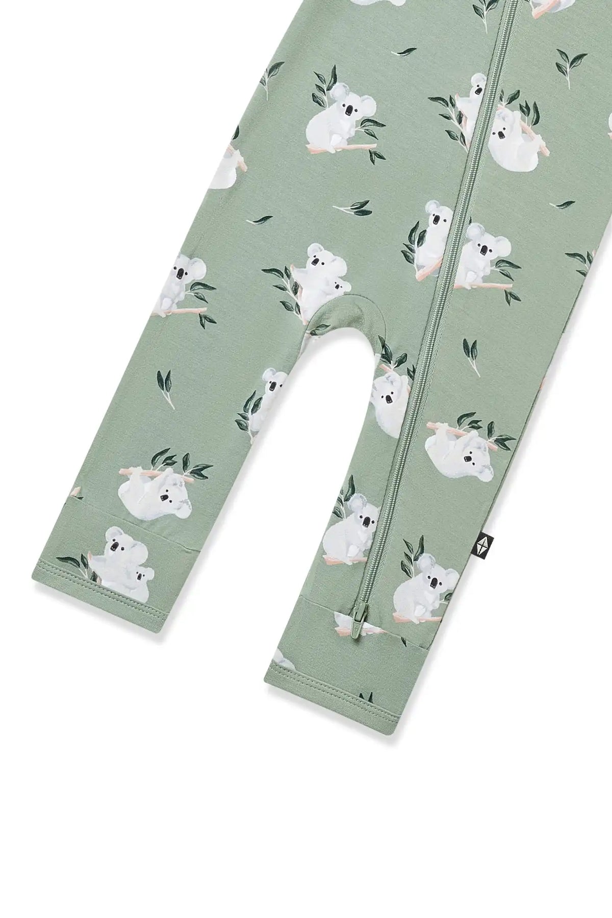 Zippered Romper in Koala