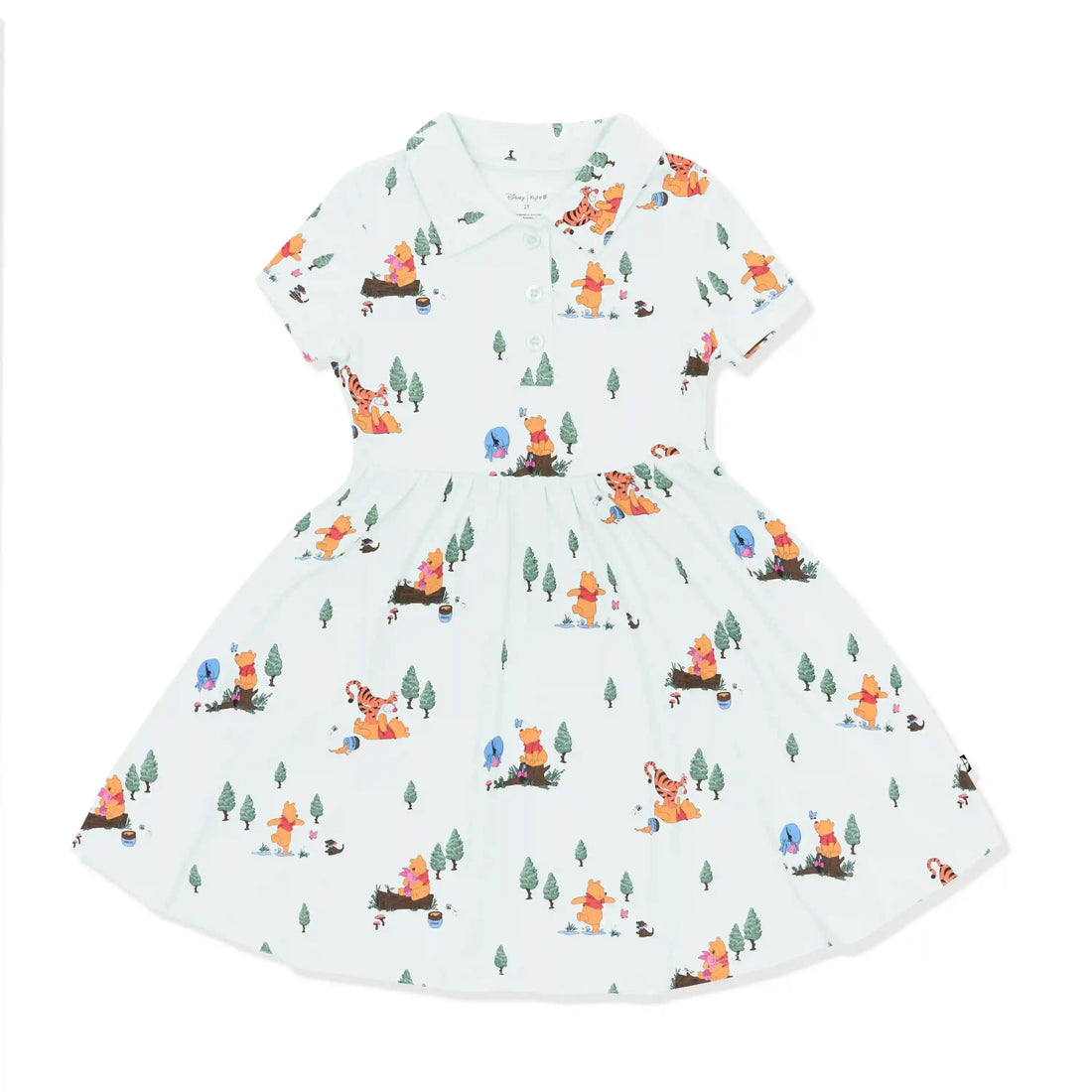 Polo Dress in Winnie the Pooh Hundred Acre Wood