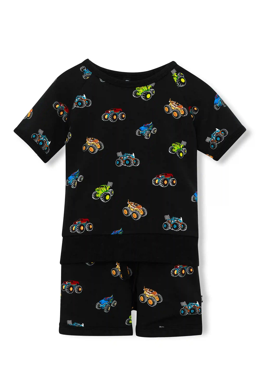 Short Sleeve Jogger Set in Monster Truck