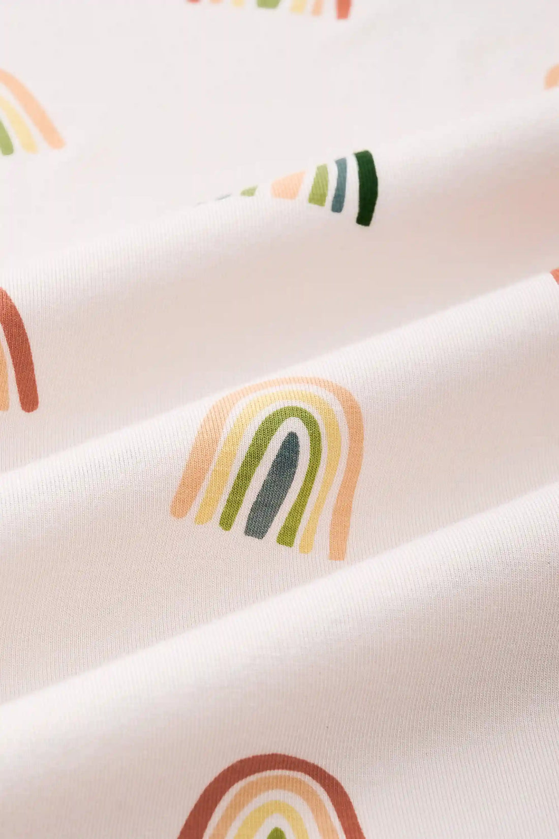 Crib Sheet in Retro Rainbow