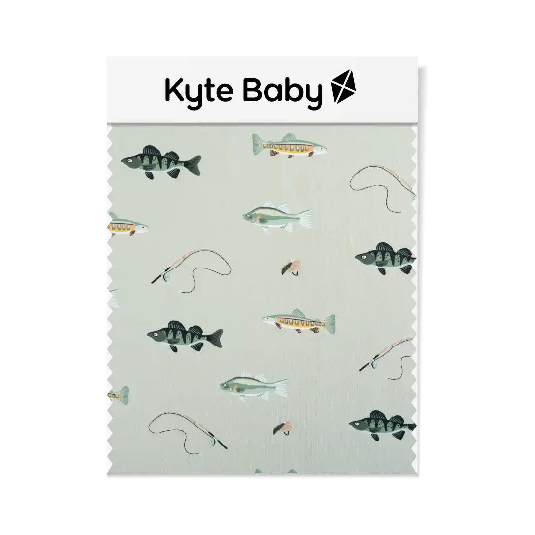 Swaddle Blanket in Fishing